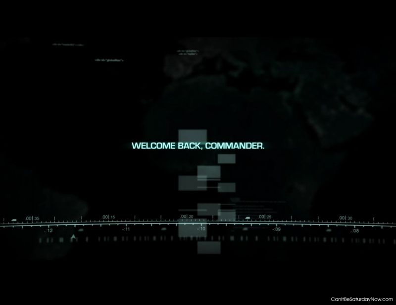 Welcome back